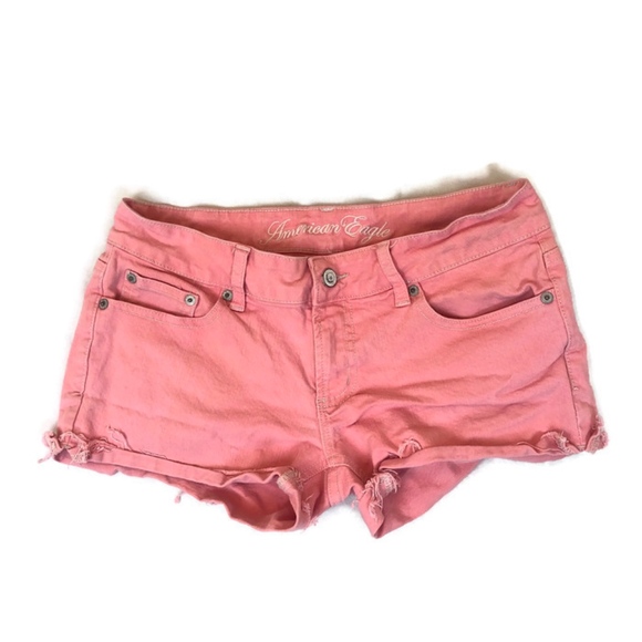 American Eagle Outfitters Pants - American Eagle Outfitters Women's Pink Jean Shorts